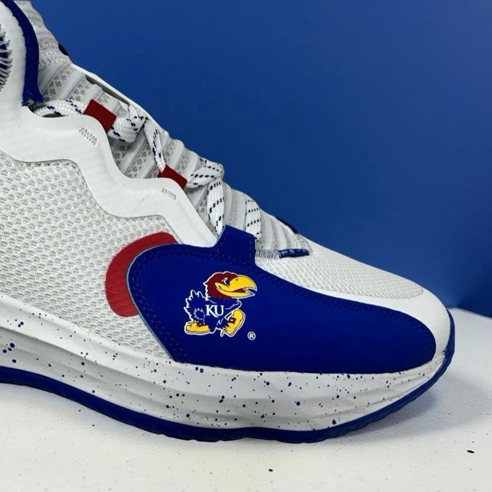 adidas Dame 7 EXTPLY Kansas Jayhawks Player Exclusive Basketball Shoes Size 16 - Picture 15 of 16